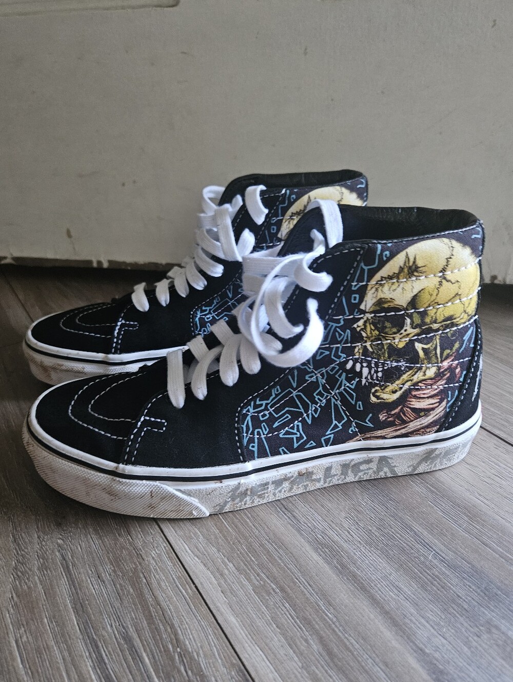 Vans Trainers Metalica Skate Shoes W7 M5.5